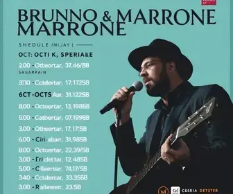 agenda de shows de Bruno e Marrone